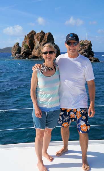 Pete and Karen at the Indians 