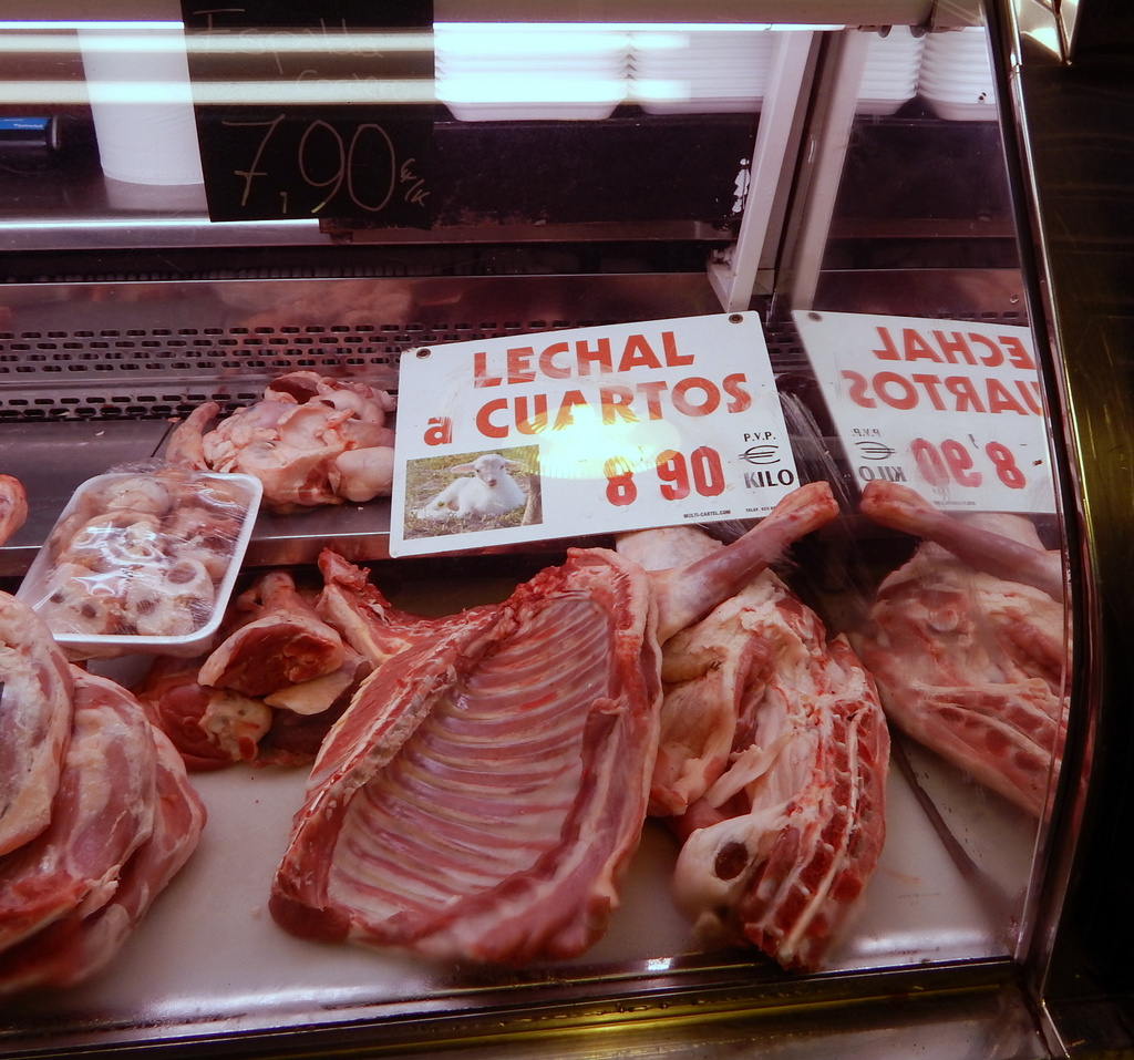 Butcher Shop at Mercado de la Boqueria