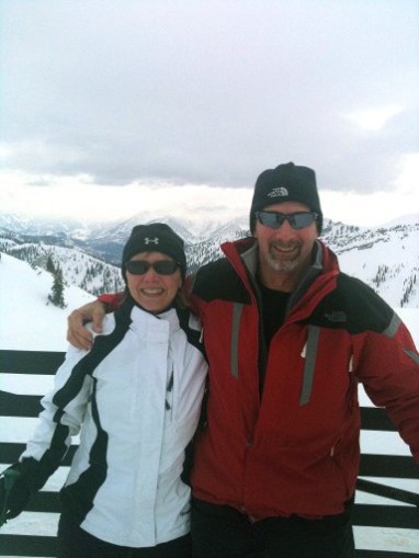 Pete and Karen at Alta