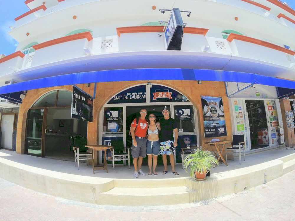 Pete, Karen and Mike at Dive Mike