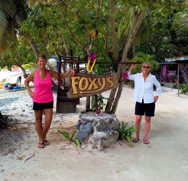  Karen and Sara at Foxy's