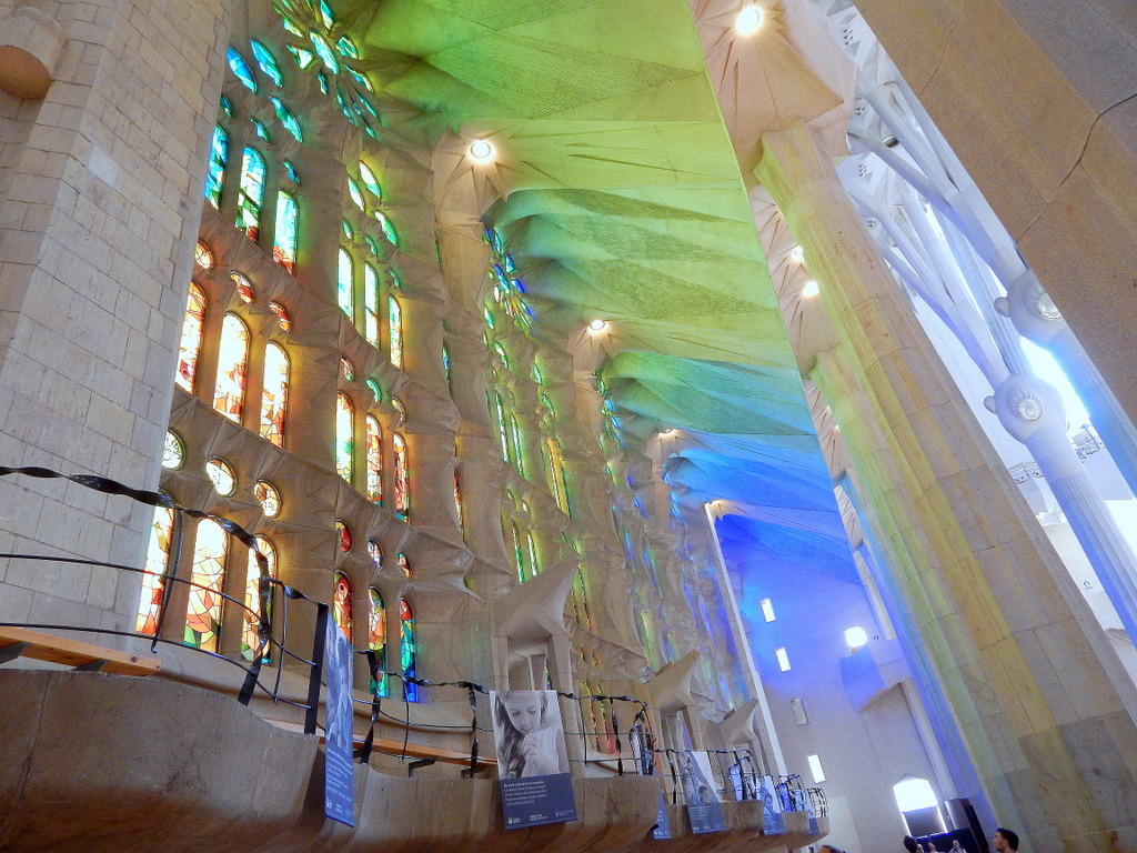 Stained Glass Windows at Sagrada Familia