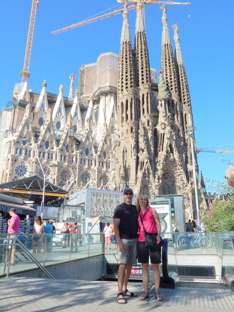 Karen and I at Familia Sagrada