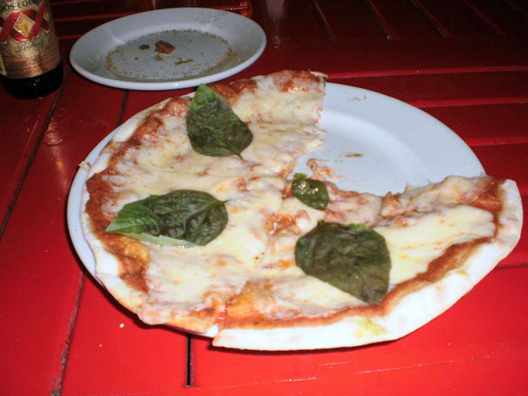 Margarita Pizza at Piola